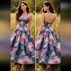 Rare Rhonda Harness Foxy Lady Dress w/ Crinoline Karen Alexander